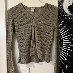 VINTAGE LACE CROCHET CARDIGAN